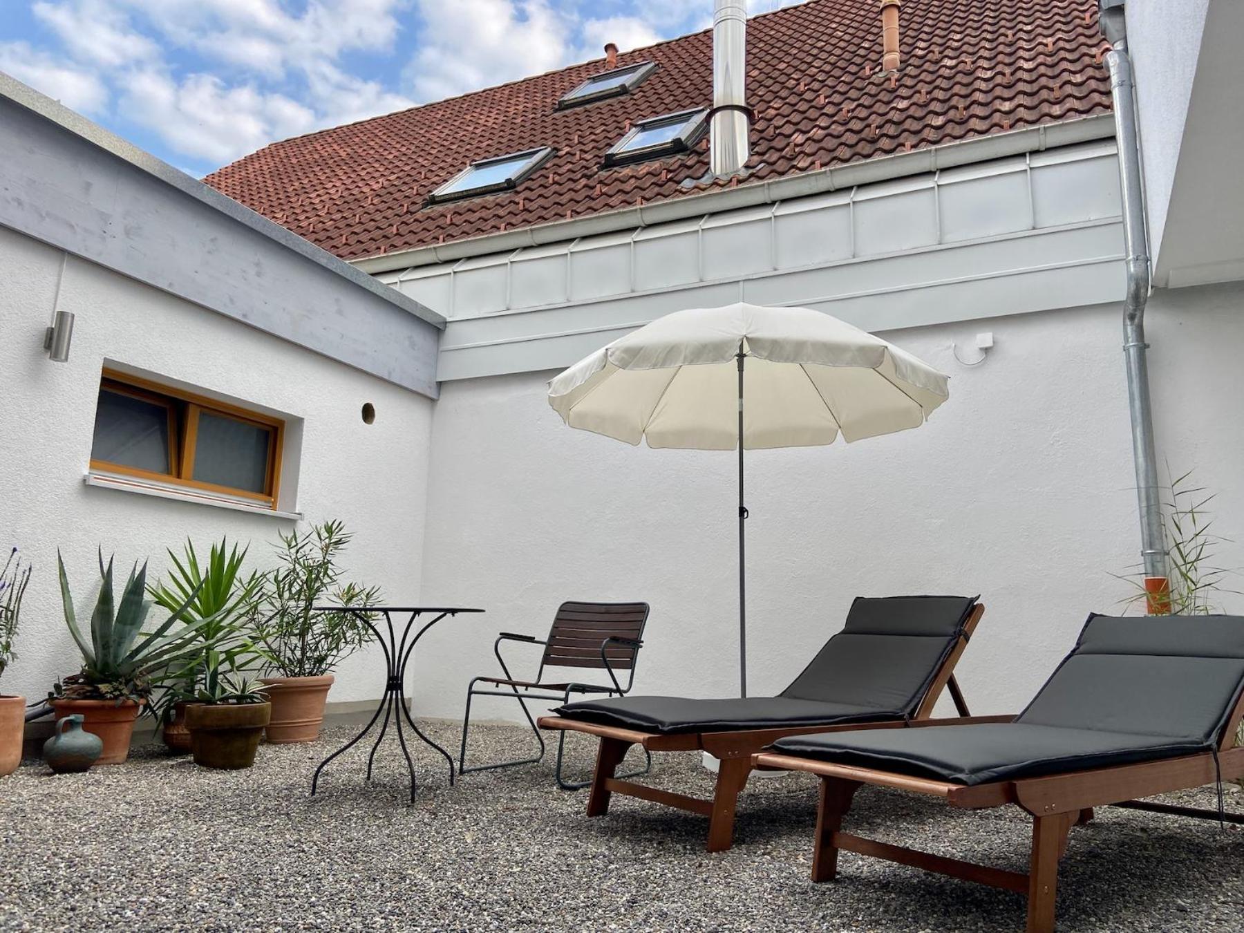 קרסברון אם בודנזי Ferienwohnung Galerie Rosenstrasse מראה חיצוני תמונה